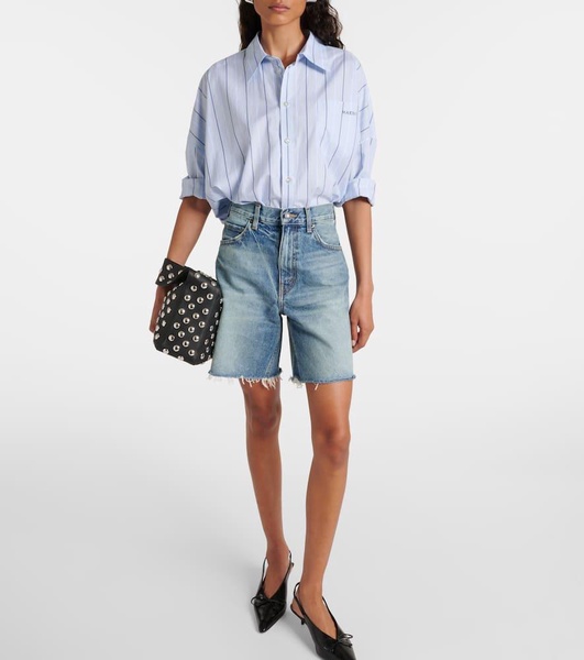 Russel low-rise denim shorts