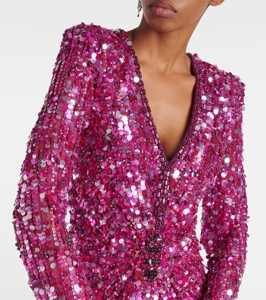 Gazelle sequined gown