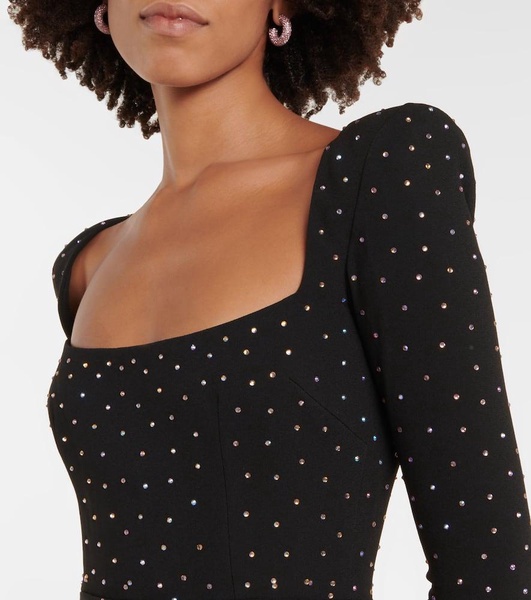 Tiernan embellished crêpe midi dress