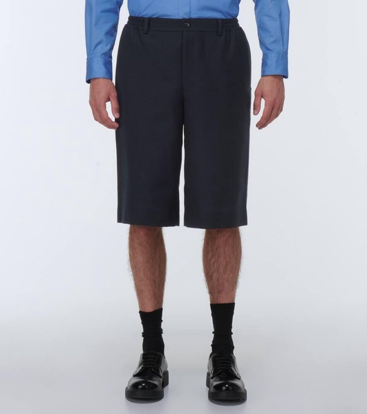 Cotton-blend shorts