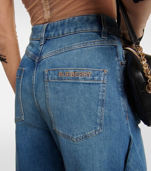 High-rise wide-leg jeans