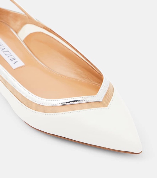 Cinemax leather ballet flats