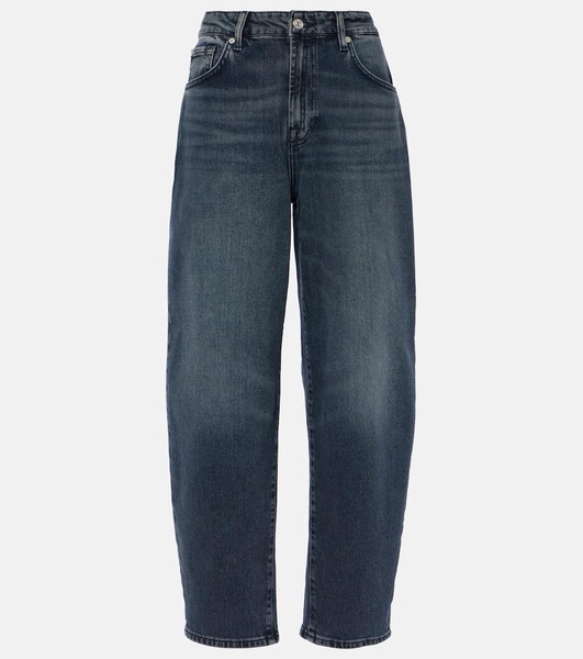 Jayne high-rise tapered jeans