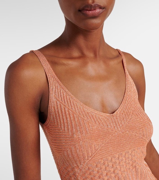 Lamé tank top