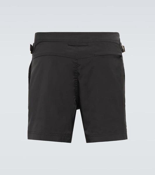 Side-buckle swim trunks