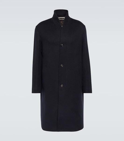 Daito single-breasted cashmere coat