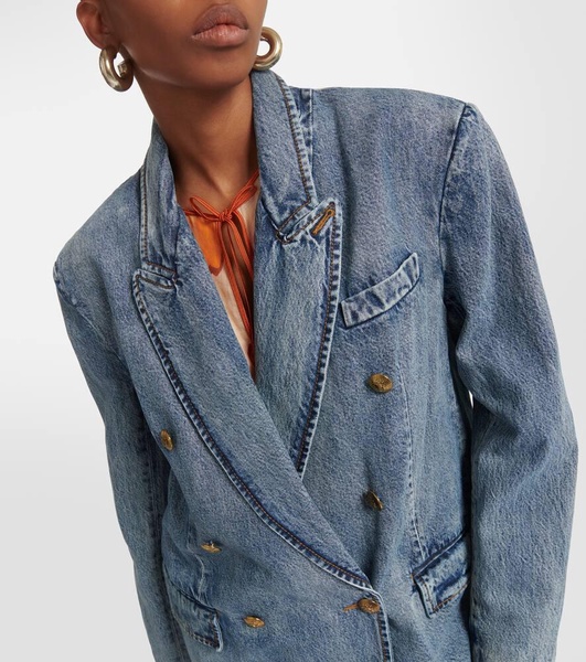 Luminosity denim blazer