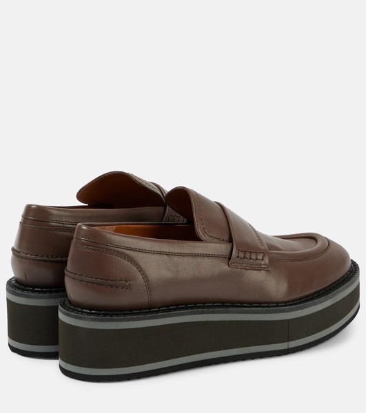 Bahati leather platform loafers