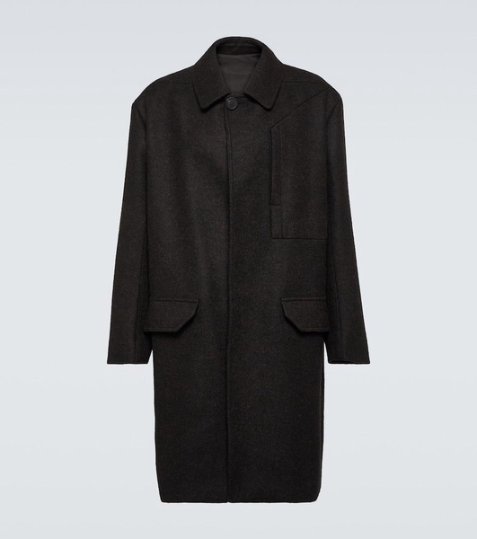 Jumbo virgin wool coat