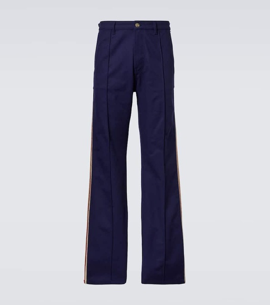 Coda cotton drill straight pants