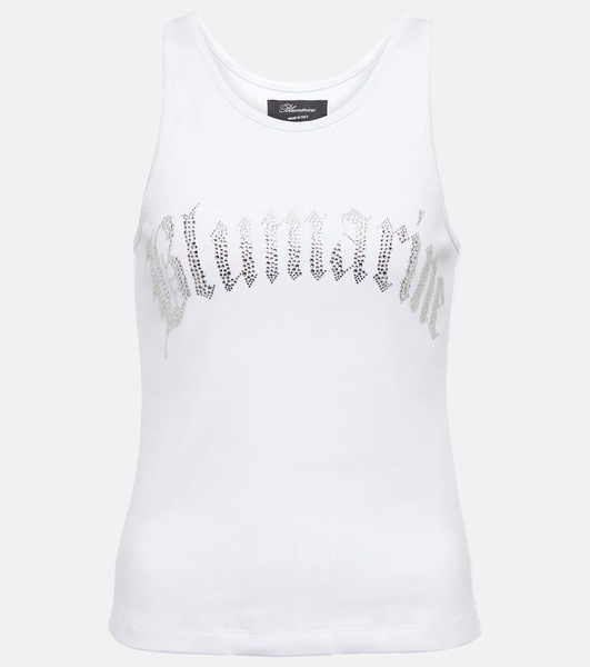 Logo cotton tank top