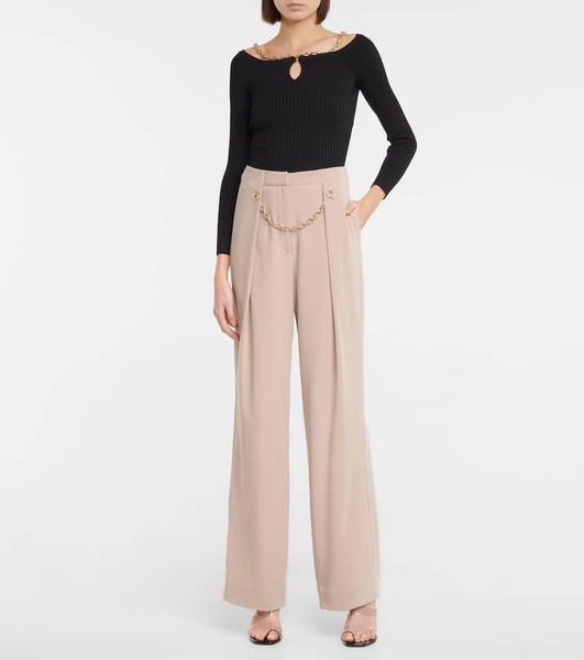 Sienna high-rise wide pants