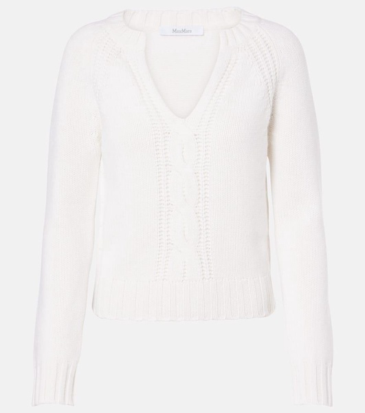 Cancan cable-knit cashmere sweater