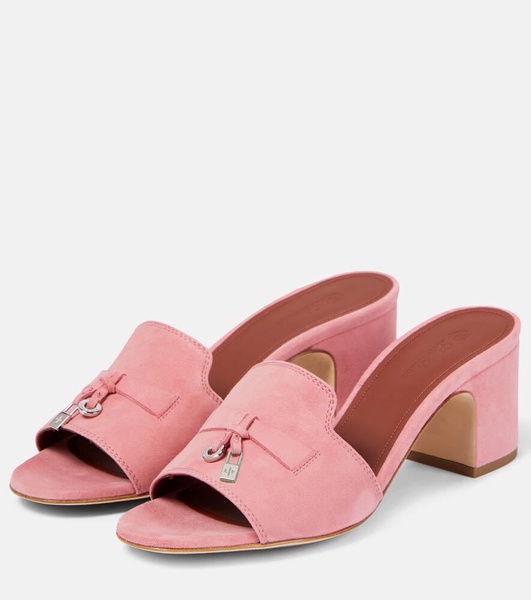 Summer Charms suede mules