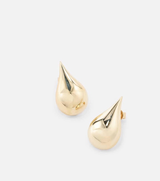 Water Droplet 14kt gold earrings