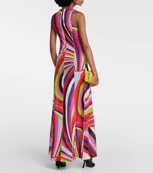 Iride cotton maxi dress