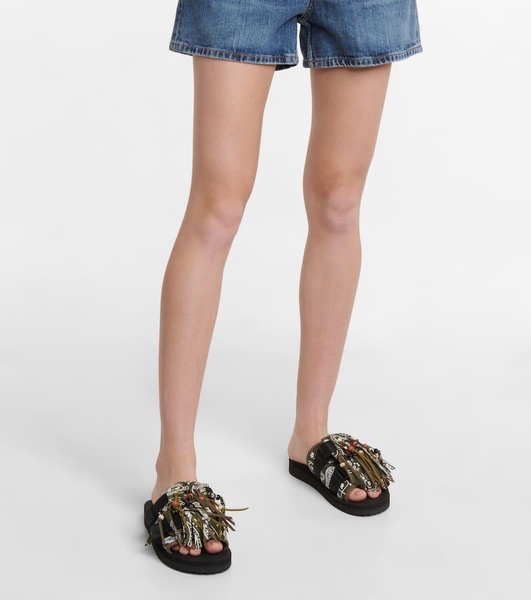 x Suicoke fringed sandals