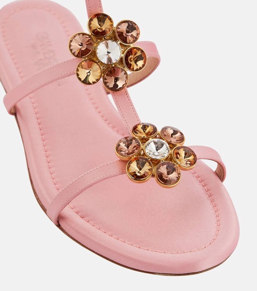 Jaipur embellished satin sandals