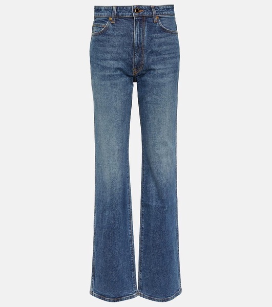 Danielle high-rise straight jeans