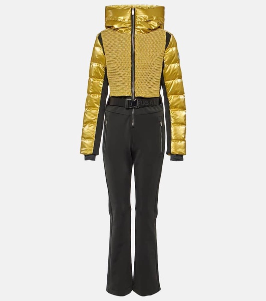 Marie down-paneled ski suit