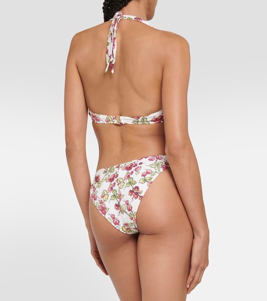 Floral halterneck bikini