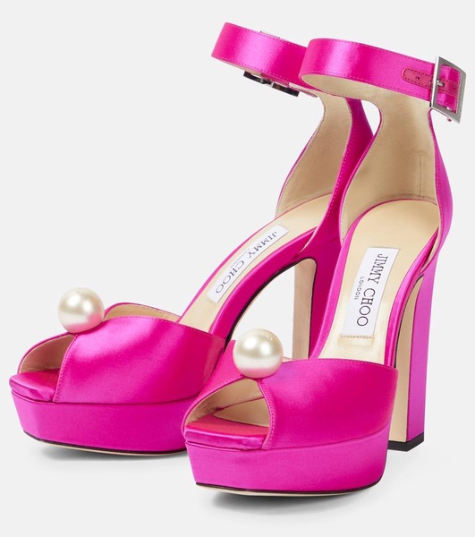 Socorie 120 satin sandals