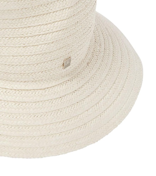 Raffia-effect panama hat