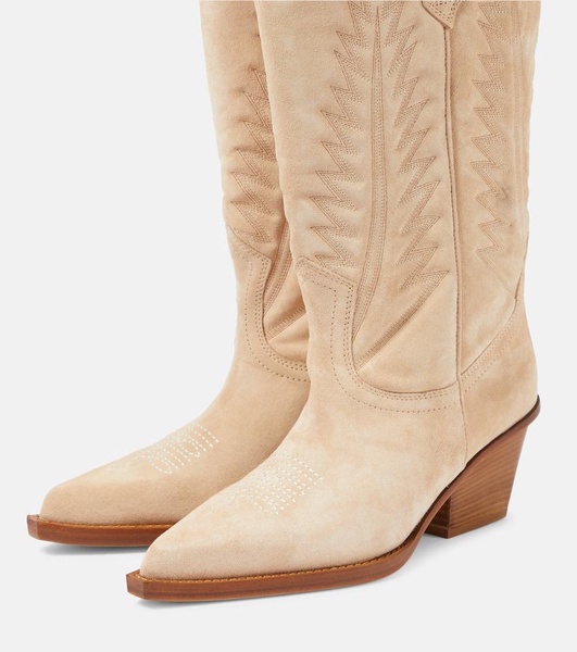 Rosario suede cowboy boots