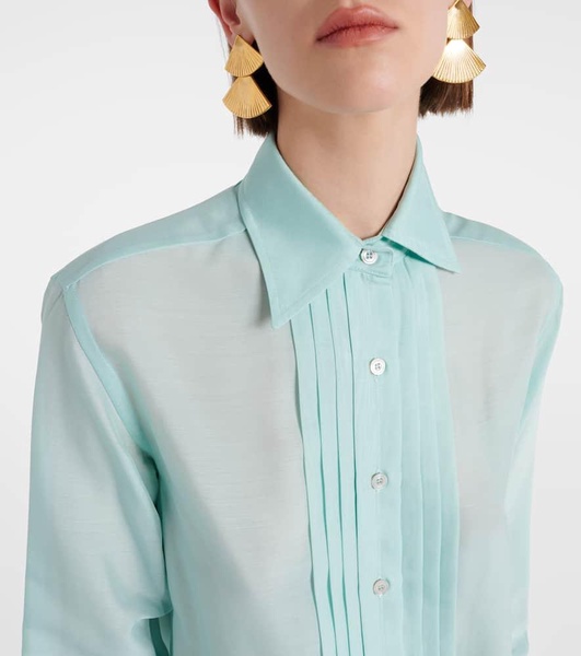 Silk batiste shirt