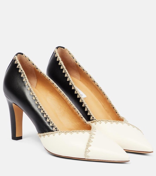 Aster leather pumps