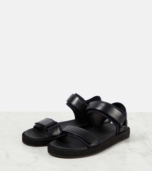 Hook and Loop leather sandals