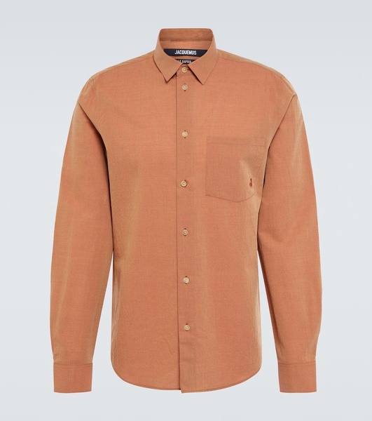 La Chemise Meio cotton and wool shirt