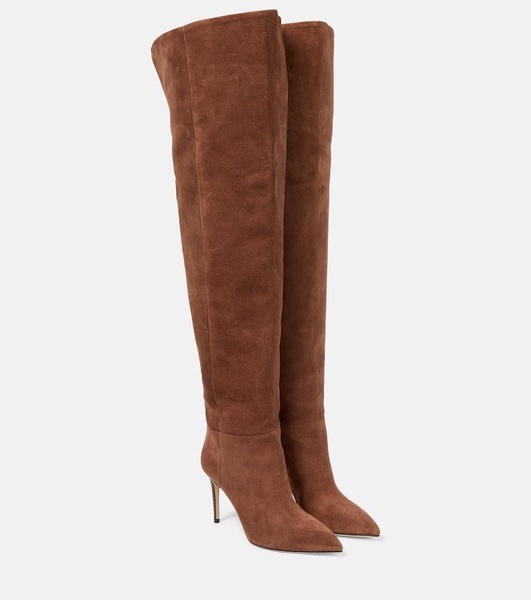 Suede over-the-knee boots