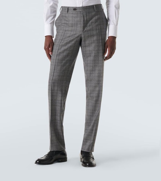 Prince of Wales checked wool suit