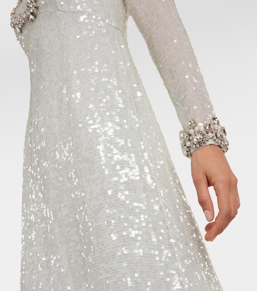 Sequined gown