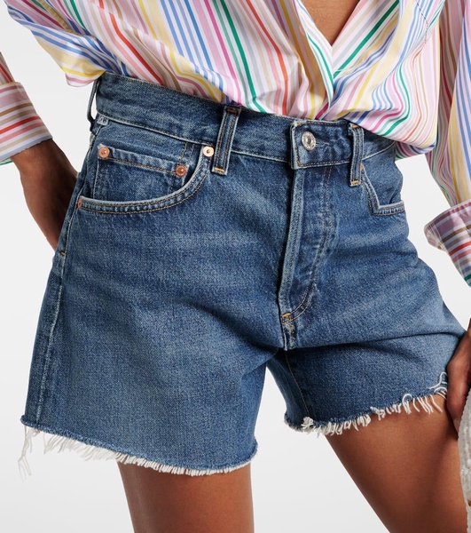 Annabelle high-rise denim shorts