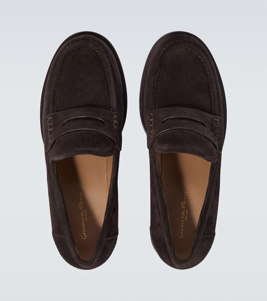 George suede loafers