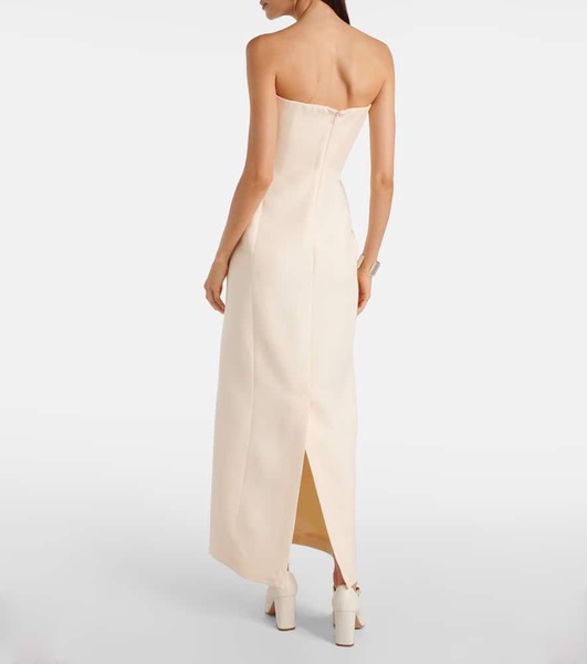 Opus wool and silk midi dress