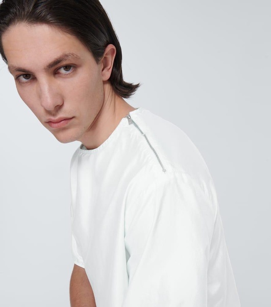 Blouson silk blend T-shirt