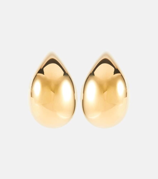 Drop gold-plated sterling silver earrings