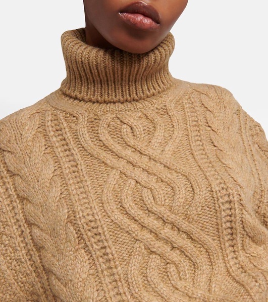 Erdenet cashmere and mohair turtleneck sweater