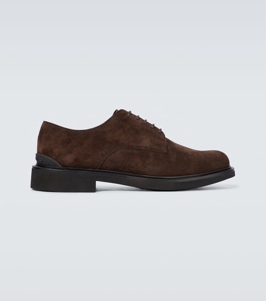 Suede Derby shoes