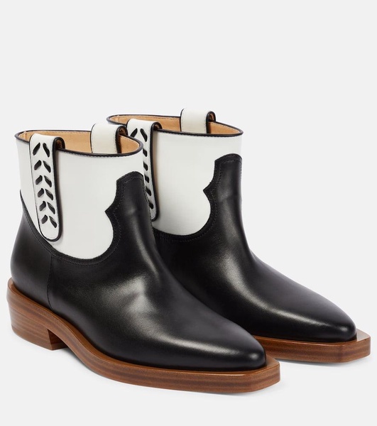 Reza leather ankle boots