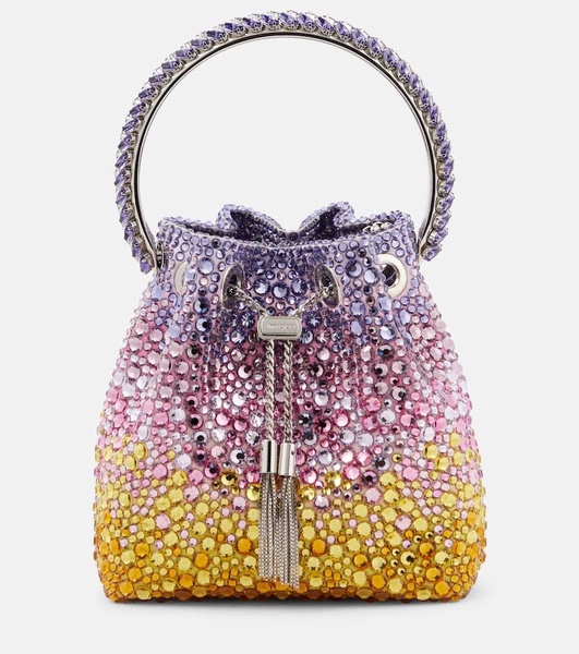 Bon Bon crystal-embellished bucket bag