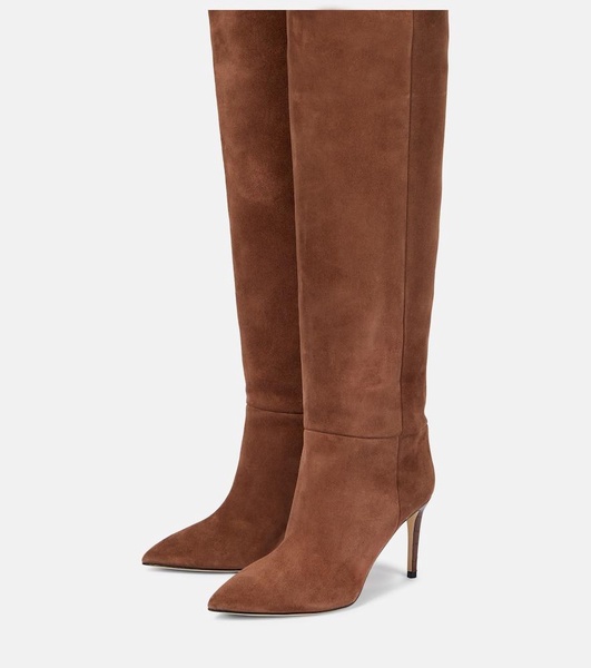 Suede over-the-knee boots