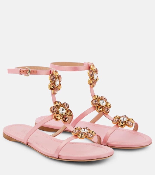 Jaipur embellished satin sandals