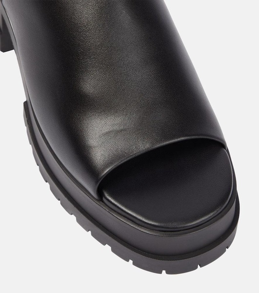 Wiam leather platform mules