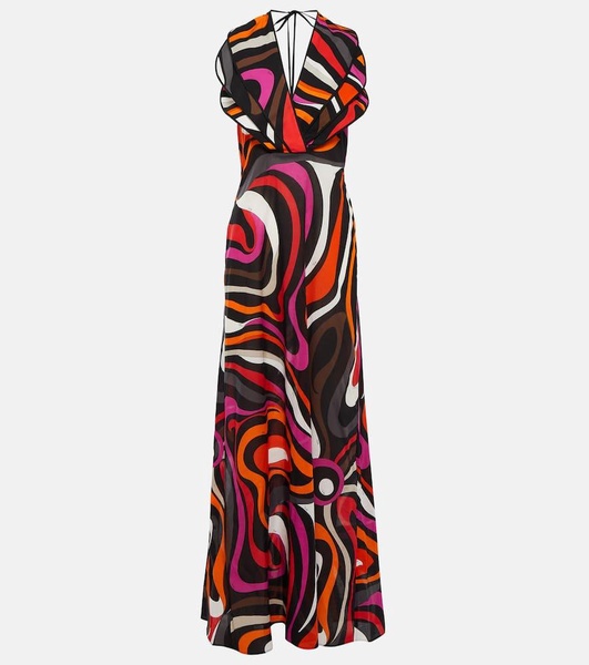 Marmo cotton maxi dress