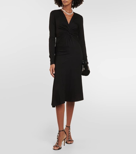 Lania jersey midi dress