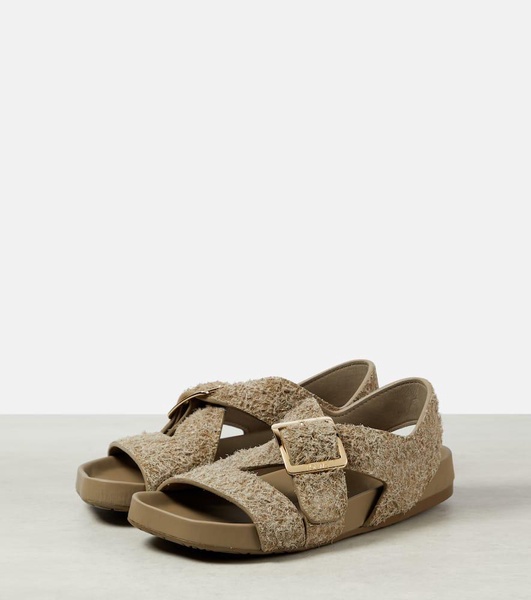 Paula's Ibiza Ease brushed suede sandals